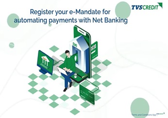 E-Mandate Registration through Net Banking